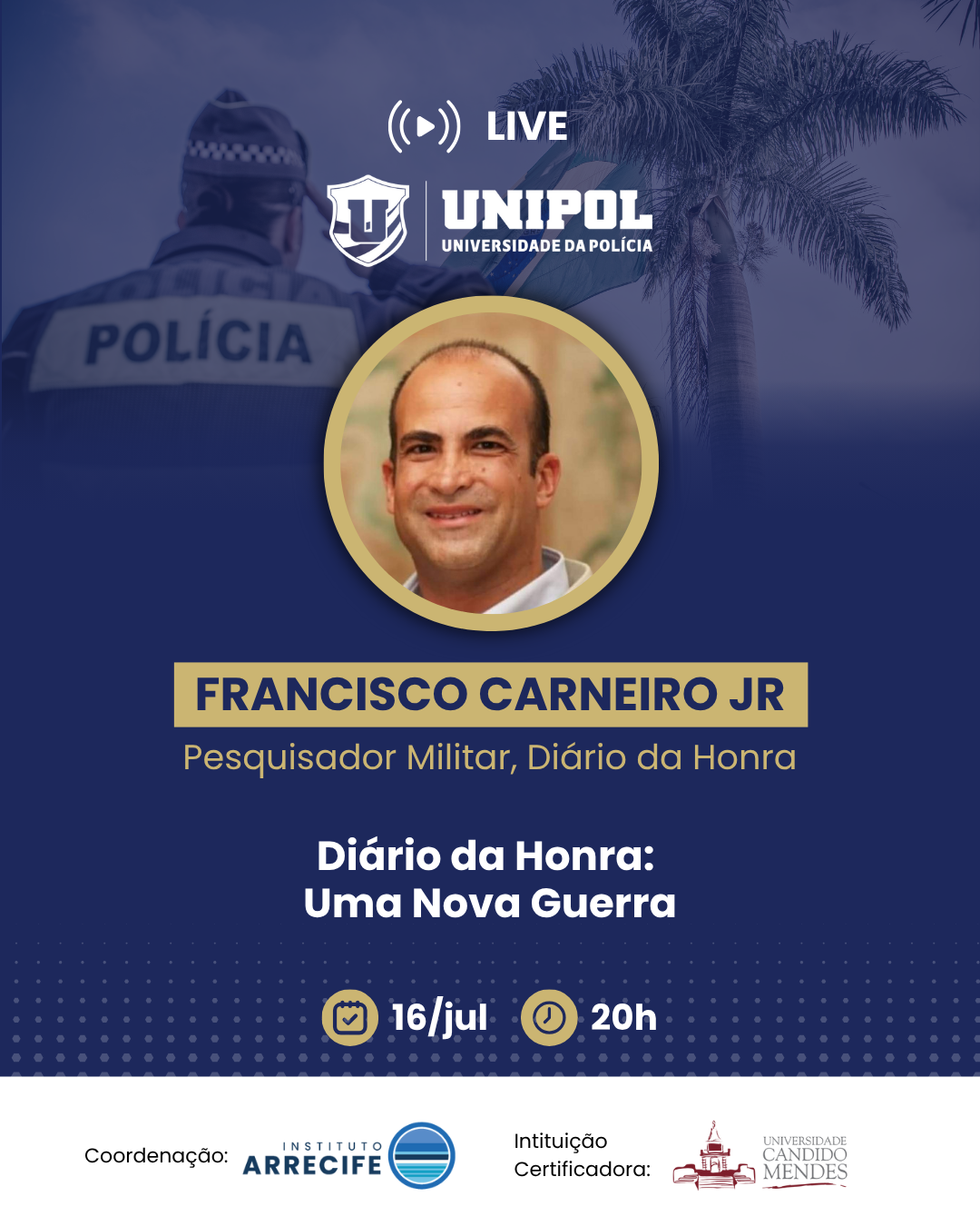PARCERIA COM O DIÁRIO DA HONRA PARA VALORIZAÇÃO DAS CIÊNCIAS POLICIAIS